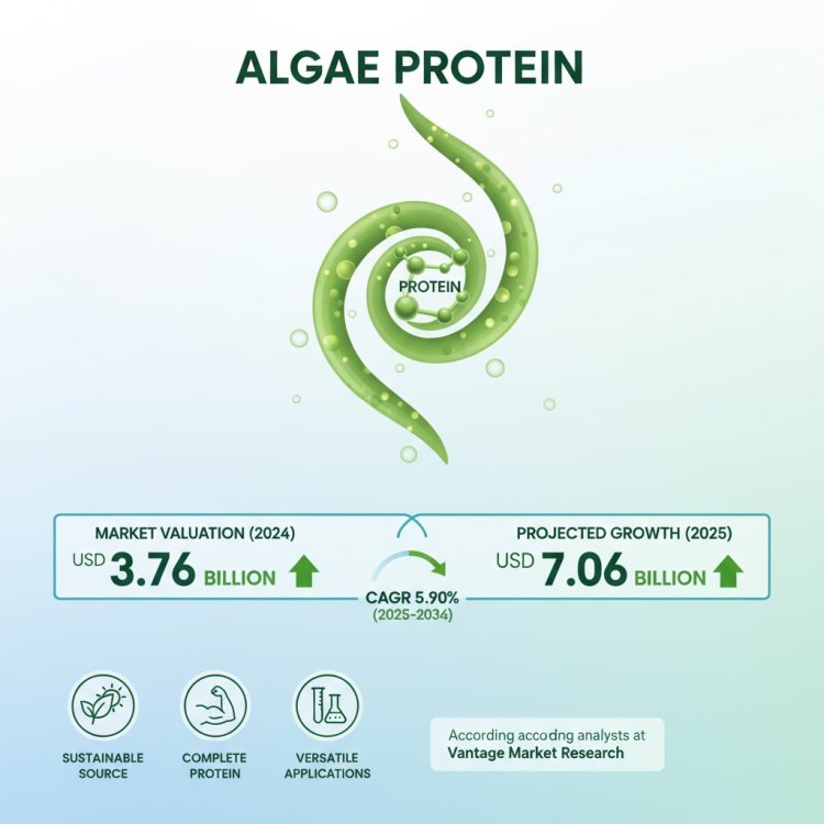 Algae Protein Market Size, Growth & Forecast 2025–2035 | CAGR 5.9%